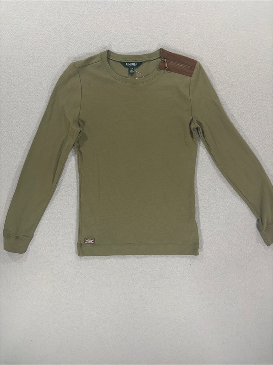 Lauren Ralph Lauren Tops - Lauren Ralph Lauren Olive Green Long Sleeve Tee S/P